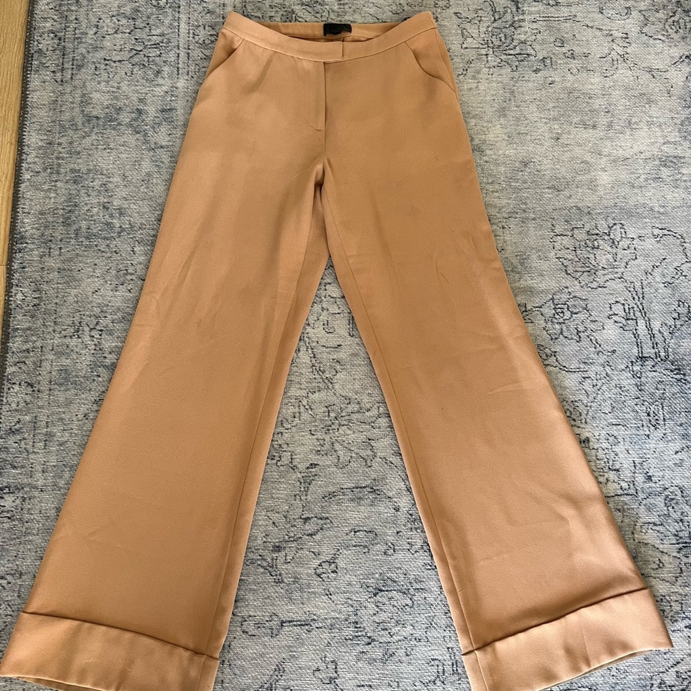 Intermix Tan Wide Leg Dress Pants
